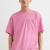 Soft Pink Oversized T-Shirt for Women