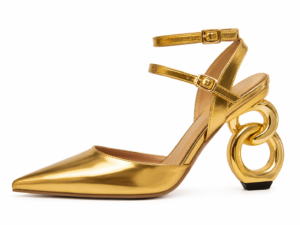 auric link pointed heels