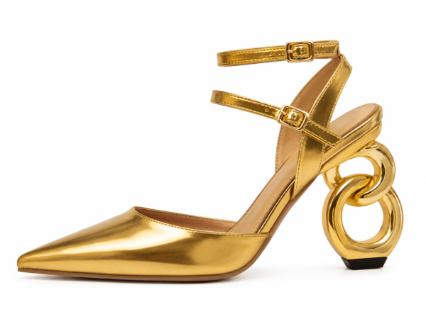 auric link pointed heels