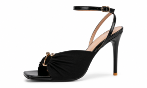 charm square toe heels