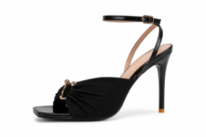 charm square toe heels