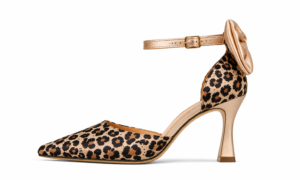 animal print heel