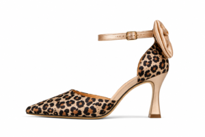 animal print heel