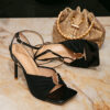 charm square toe heels