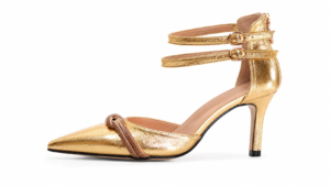golden muse pointed toe heels