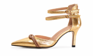 golden muse pointed toe heels