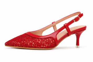 ivory lace grace pointed toe slingback heels