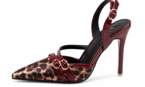 ruby edge leopard slingback heels