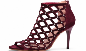 luxe lattice stiletto heels